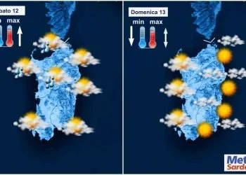 Meteo nei prossimi giorni in Sardegna.